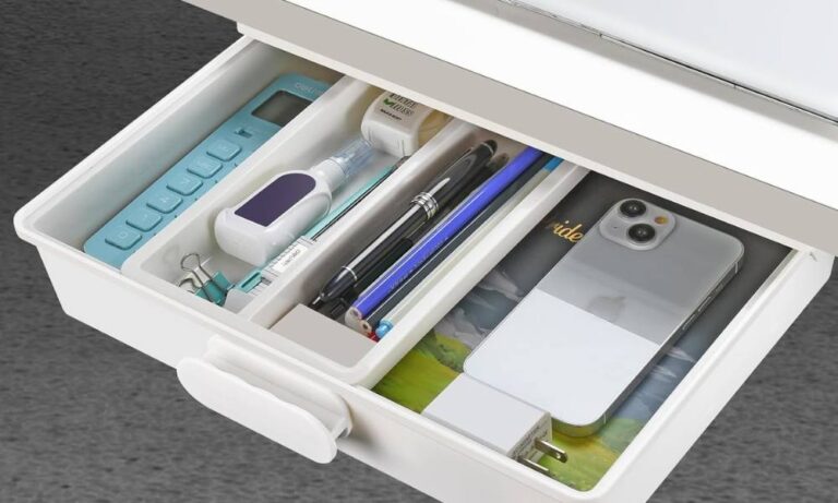 Self-Adhesive Under Desk Storage