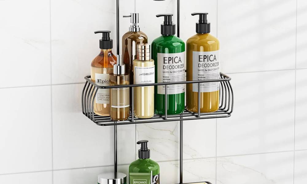 Anti-Swing Over Head Shower Caddy