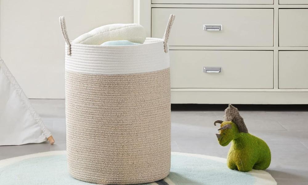 Cotton Rope Laundry Hamper